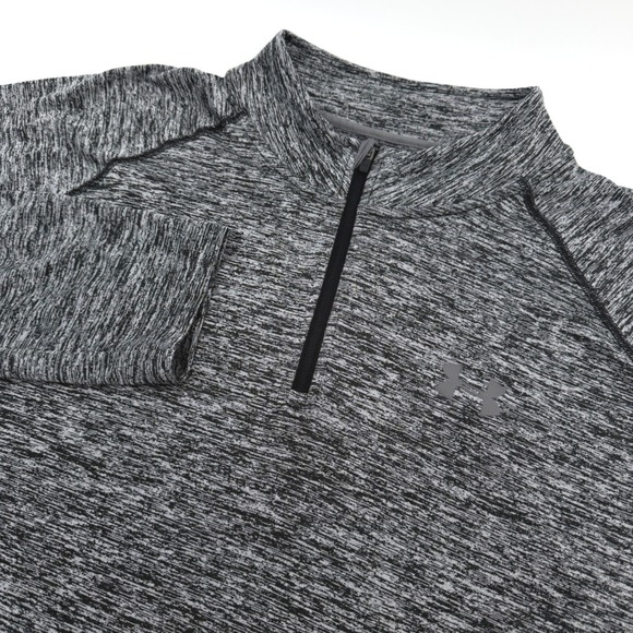 Under Armour Other - Under Armour Pullover Shirt Mens XL Gray Space Dye 1/4 Zip Stretch HeatGear Gym
